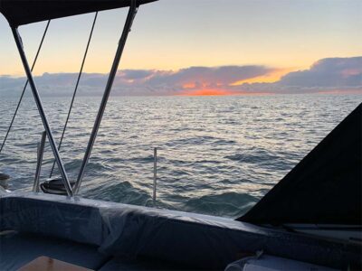 start of the arc sailing