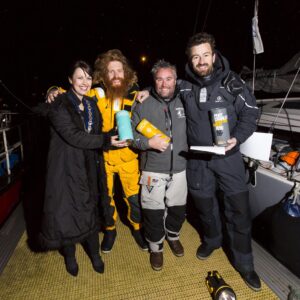 15/12/15 - PIC RODDY SCOTT
New Length of Britain Sailing Record.
Jersey based British yachtsman Phil Sharp, adventurer Sean Conway and round the world yachtsman Alex Alley complete the first Length of Britain sailing challenge, setting a benchmark time for sailing from Land's End to John O'Groats.
The trio left Land's End on a Class 40 racing yacht at 0855hrs on Friday morning (11th).
Sharp, one of the only two British skippers to have won a solo Transatlantic race, set up the challenging passage as extreme training for his participation in the solo non stop round the world Vendee Globe race which starts on November 6th.
Sean Conway completes an incredible fourth Lands End to John O'Groats adventure already having run and cycled the length of Britain, two years ago he finished a remarkable 134 days swimming from Lands End to John O Groats.
For more info please see, www.philsharpracing.com
#lengthofbritain